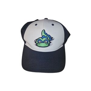 '47 Brand Vermont Lake Monsters Cap/Hat-OSFM-White/Navy Blue‎